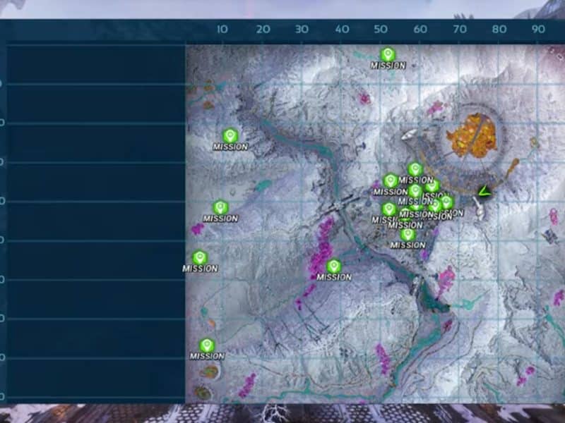 Outpost Locations Lost Colony Ark