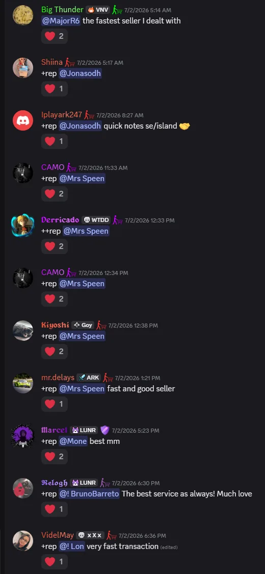 Customer +rep feedback for Small Tribes Shop - Lunar Market on Discord